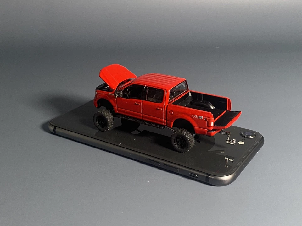 1/64 Customized/ Lifted Ford F-150 Diecast Model Toy Pickup Truck - Image 2 of 4