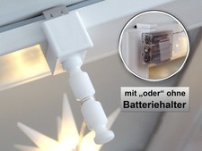 Fensterhaken mit Distanzhalter, weiß/anthraz...