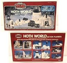 Star Wars MICRO COLLECTION HOTH WORLD Playset 1982 Mint SEALED  Kenner Employee