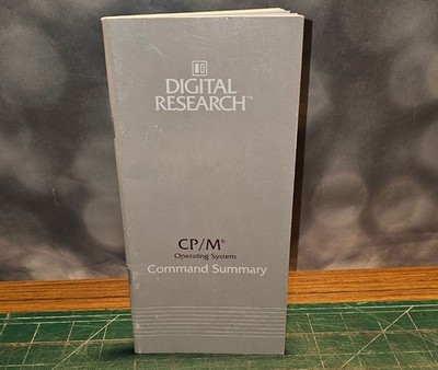 Digital Research  CP/M Operating System Command Summary Reference Book, c. 1982