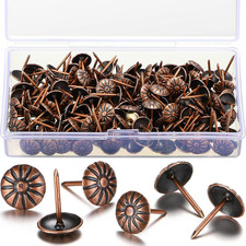 200 Pcs Upholstery Tacks for Decorative Furniture Upholstery Nails 7/16 Inch Vin