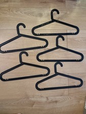 IKEA Black Bagis Clothes Hangers, Designed by Anna Efverlund X 5