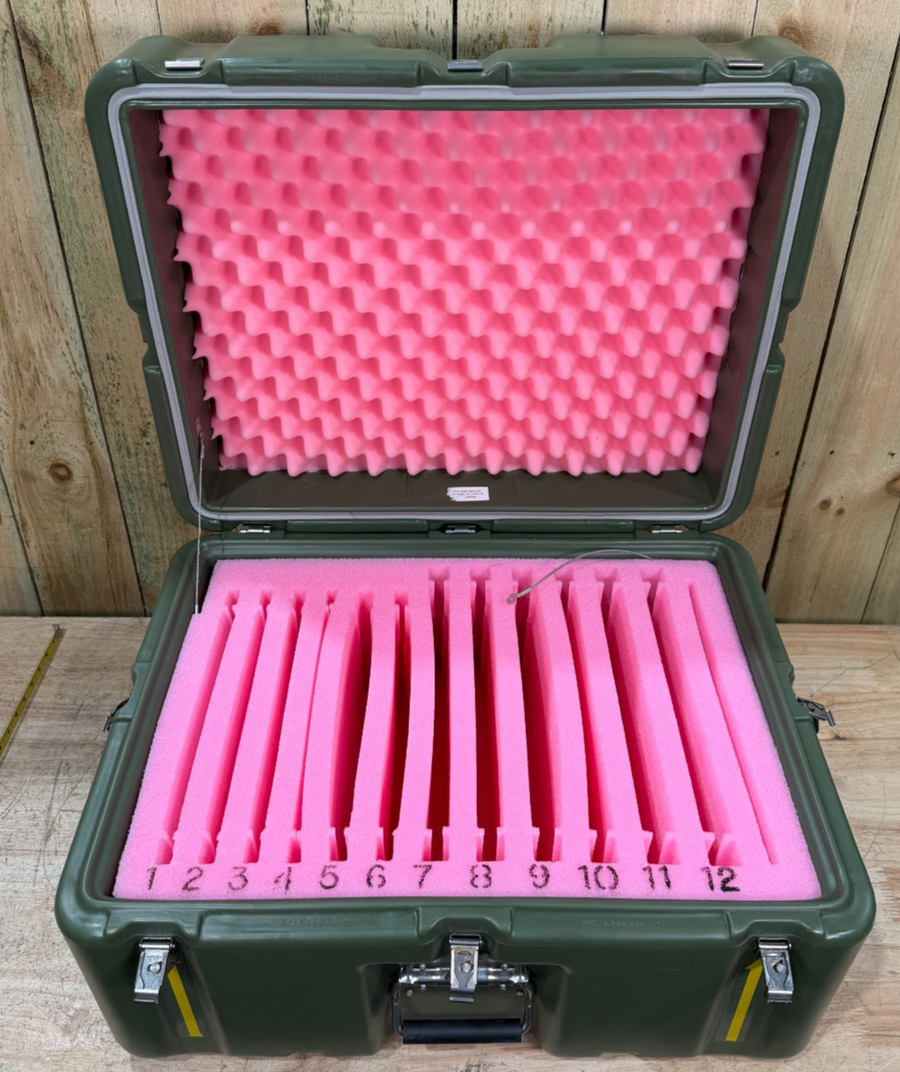 Pelican Hardigg Footlocker Green Case 24.5x18.5x15