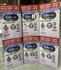 (06) Enfamil Neuropro Gentlease Formula 30.4 oz & 35.2 oz