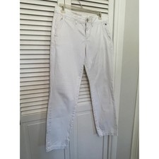 Pilcro Hyphen White Chino Pants Sz 27 Anthropologie Coastal Grandmother Chic
