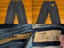 Wrangler 13MWZG Jeans Womens 5 Fit 24x29 Scovill Zip USA Western Vintage 70s