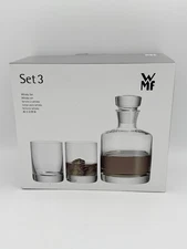 NEW WMF Whiskey Set of 3 (Decanter & Two Glasses) Item No. 0948602000