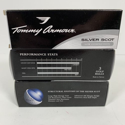 Tommy Armour Silver Scot Black Box, 408 Dots, Distance Golf Balls 3 3-packs (9) - Picture 3 of 4