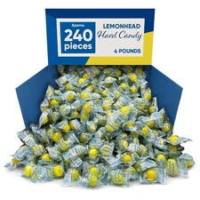 Lemonheads Original, Sour & Sweet Bulk & Delicious Hard Candy (4 Pounds)