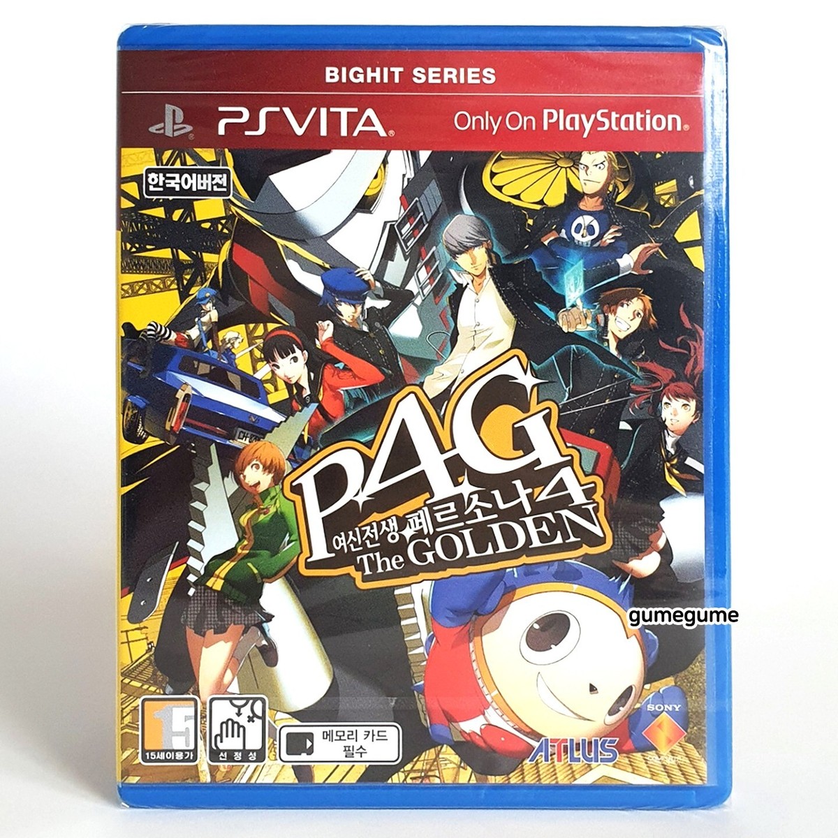 PS VITA Persona 4 The Golden Korean Version P4G BigHit