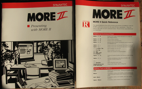 Symantec MORE II inglés para Apple Macintosh Classic Plus SE copia nfr - Imagen 5 de 6