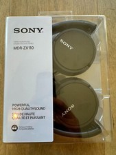 Sony ZX Series Wired On-Ear Headphones Black MDR-ZX110 BRAND NEW SEALED