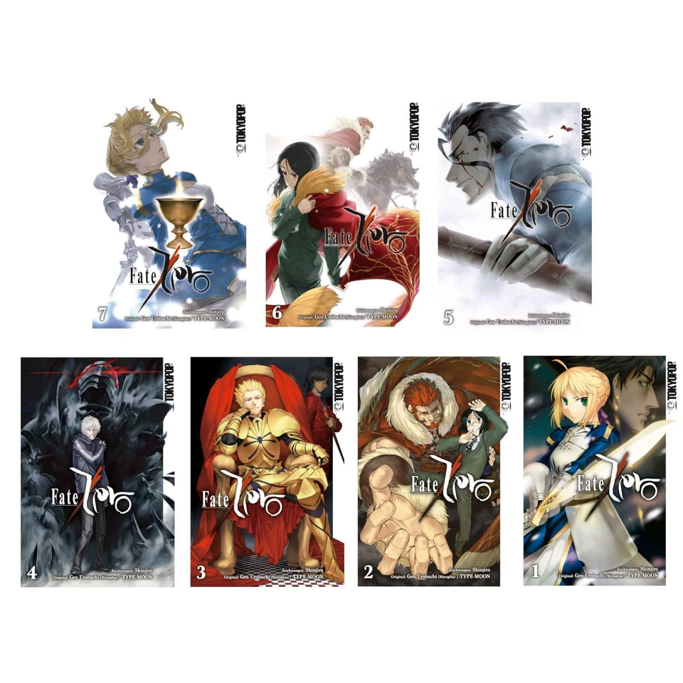 TOKYOPOP Fate / Zero Manga Buch Deutschsprachig Band 1 2 3 4 5 6 7 zur Auswahl NEU
