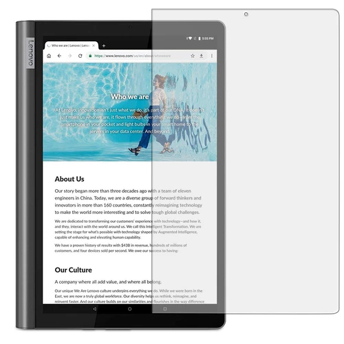 2x HD Klar Display Schutzfolie Lenovo Yoga Smart Tab 10 (YT-X705F) 2019 Folie