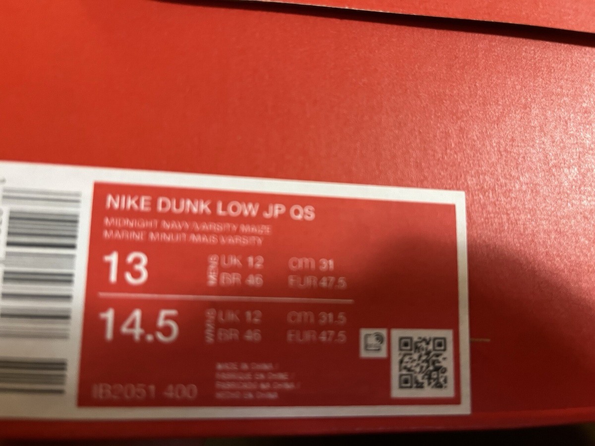 Nike Dunk Low What The Dunk CO.JP Men's US Size 13 2024 Nike Dunk Low What The Dunk CO.JP Men's US Size 13 2024
