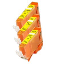 3 PK YELLOW Ink Cartridge plus chip for CLI-226Y Pixma MG5120 ip4820 iP4920