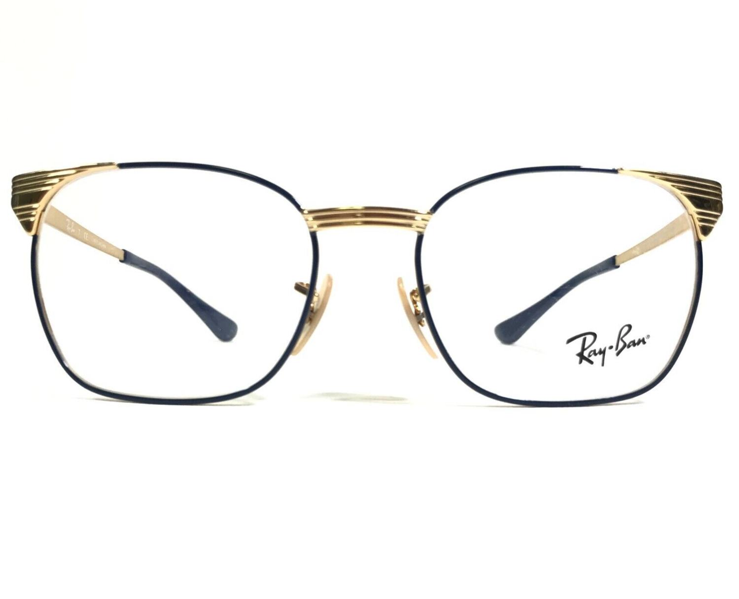 Ray-Ban Kids Eyeglasses Frames RB1051 4054 Blue Gold Square Full Rim 49-17-135