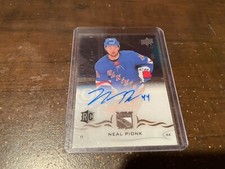 2018-19 UD Clear Cut Acetate Rookie Autograph NEAL PIONK #CCR-NP Auto BV$$$