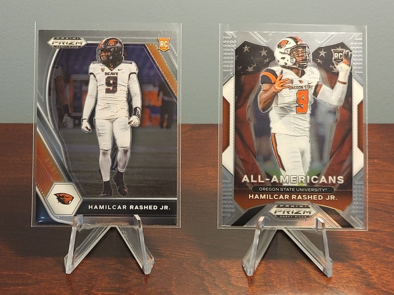 Hamilcar Rashed, Jr. - 2021 Panini Prizm Draft Picks Crusade & Base RC #141, 189