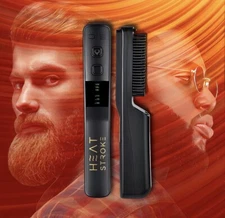StyleCraft Heat Stroke Beard & Styling Hot Brush, Cool Touch, Cordless