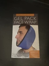 Gel Pack Face Wrap ,4 pack, Reusable, new open box