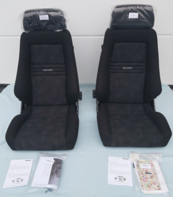 RECARO SPECIALIST S NARDO / ARTISTA BLACK SEATS. BRAND NEW 040.00