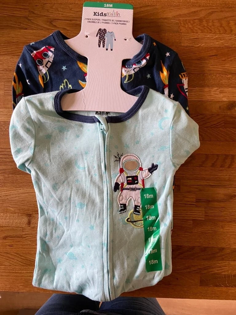 Kids Headquarters 2 Pack Sleepers 18 Months Space New eBay