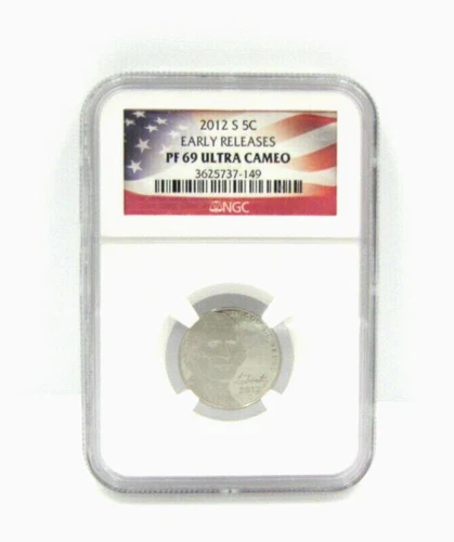 ~OBO~ 2012-S 5C PF 69 NGC Ultra Cameo Certified Uncirculated Jefferson Nickel
