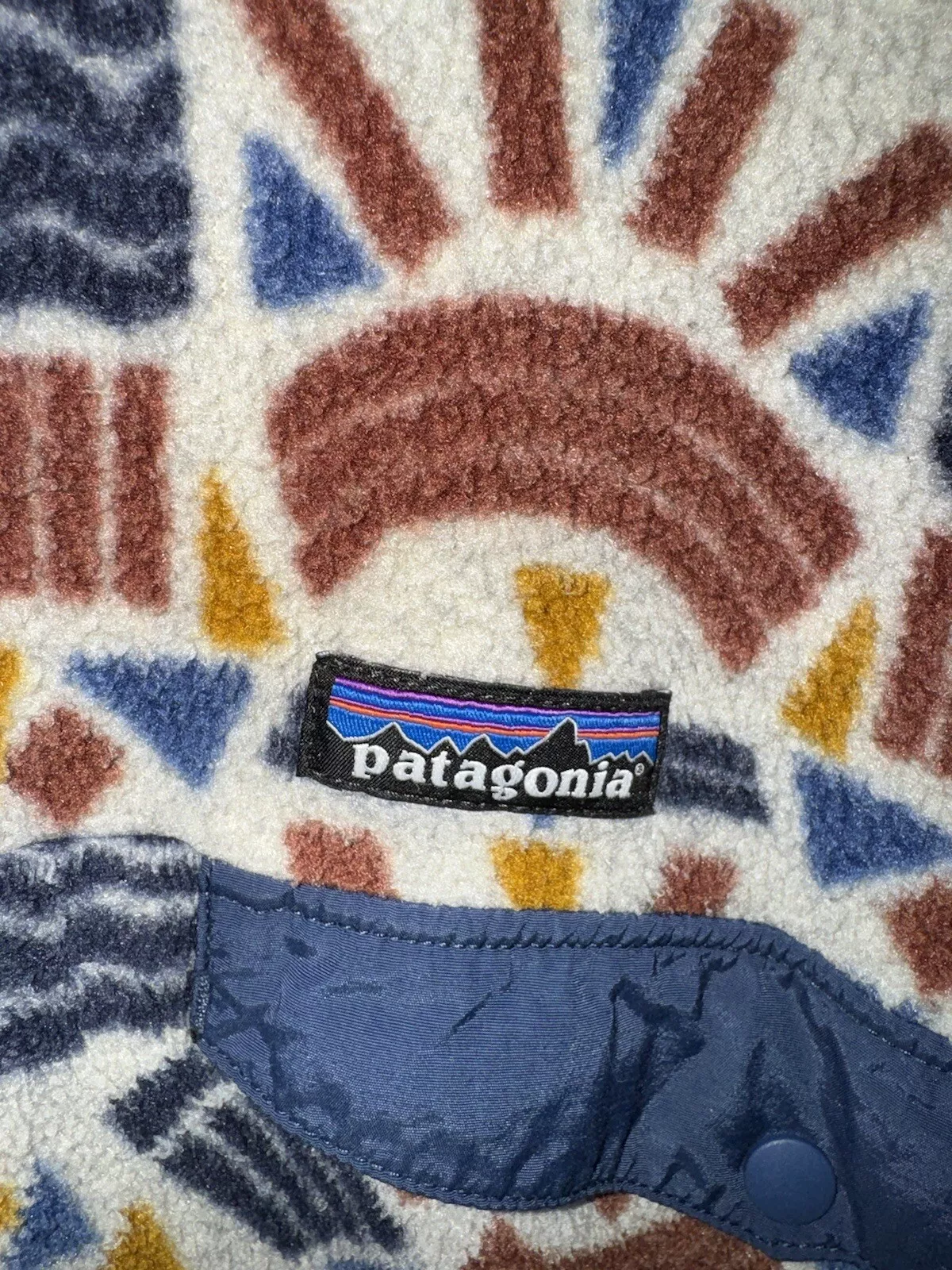 patagonia protected peaks snap t fleece synchilla rare sweater