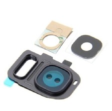 Rear Camera Back Lens Cover Adhesive Replacement Samsung Galaxy S7 G930 Black