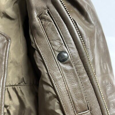 VINTAGE BRILL BROS USN LEATHER FLIGHT JACKET G-1 TYPE 70s VINTAGE BRILL BROS USN LEATHER FLIGHT JACKET G-1 TYPE 70s