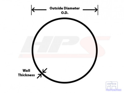 HPS 2.25" (57mm) Aluminum Joiner Tube – Bead Rolled – 6" Length – AJ600-225