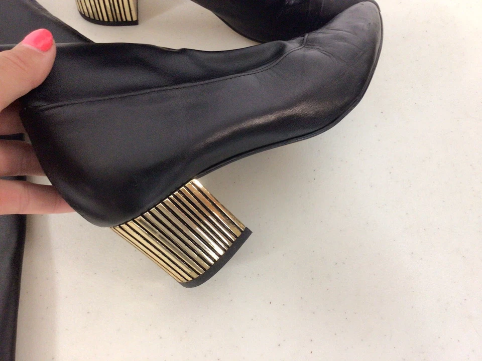 Botas de cuero Eram hasta la rodilla para mujer 37 Foto 4 de 4