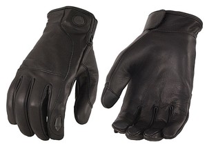 mens black leather riding gloves