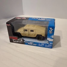 2007 Maisto Power Racer Desert Hummer H1 Humvee Car-Pull Back Jeep Toy