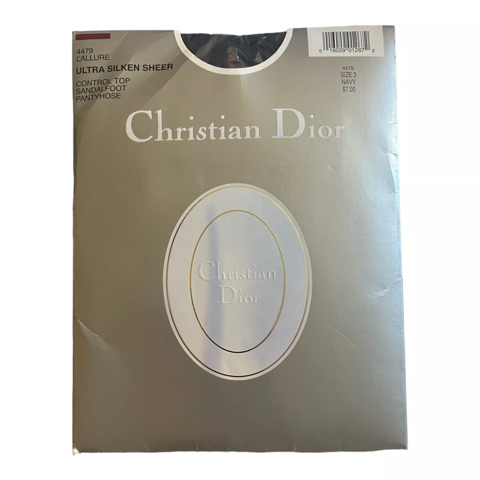 Pantalon pur vintage Christian Dior 4479 L'allure taille 3 bleu marine