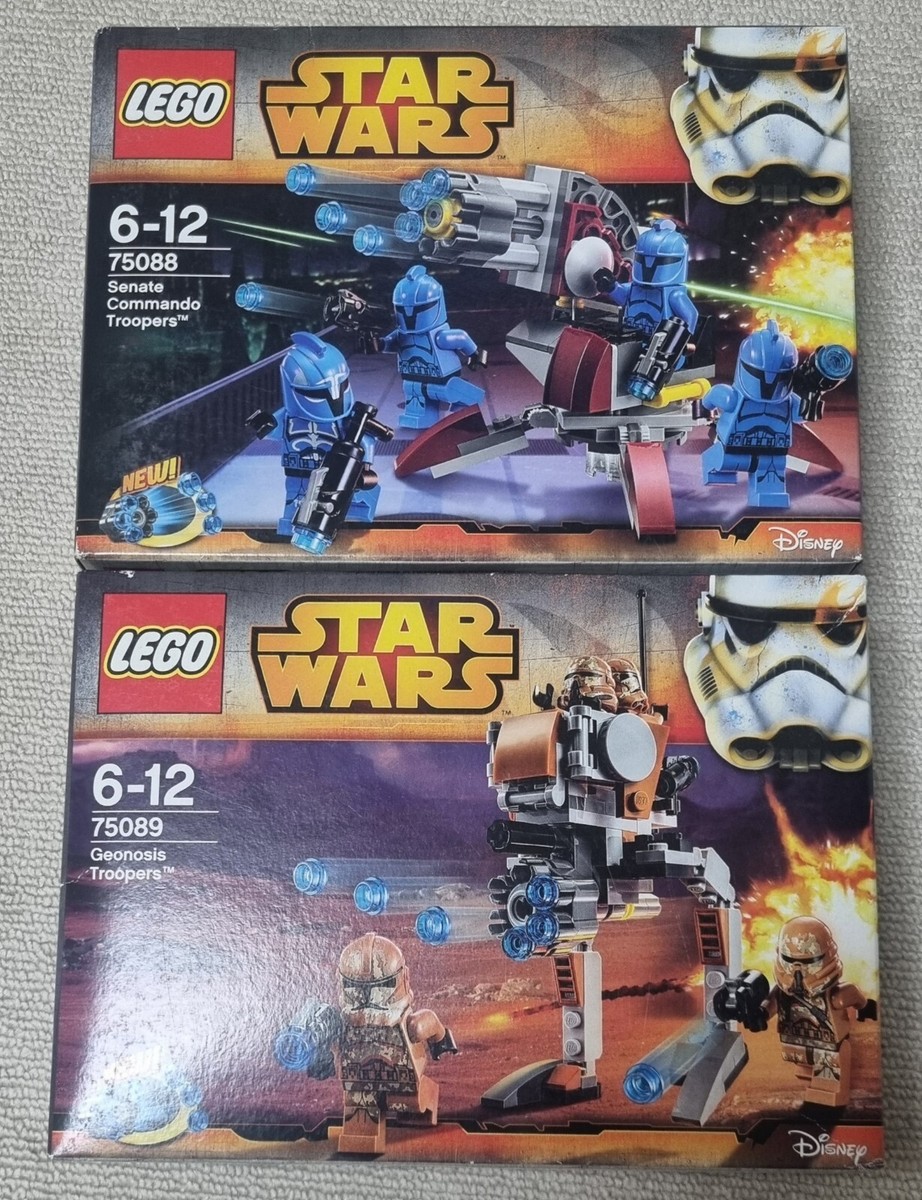 Lego Star Wars 75088 Senate Commando 75089 Geonosis Troopers