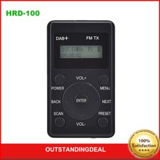 HRD-100 Ricevitore Portatile Radio Digitale FM per Radioamatore Auto- #A6-31