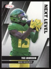 2025 Sage Next Level Black #100 Tez Johnson