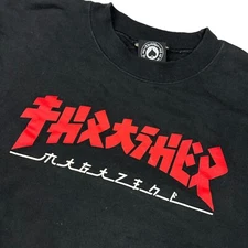 Thrasher Skateboard Magazine Men's Pullover Sweatshirt Black/Red • Medium