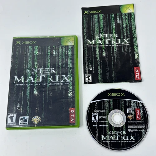 Enter the Matrix (Microsoft Xbox, 2003) with Instruction Booklet Complete Tested
