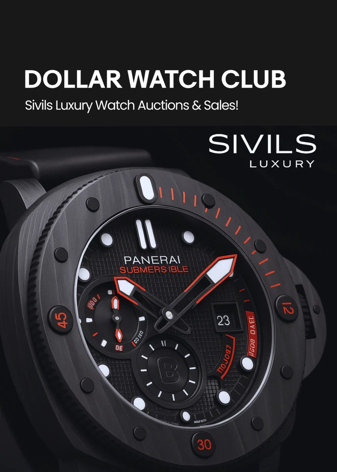 Sivils Luxury Watch Auctions & Sales! Breitling, Omega, Hublot, Panerai!