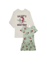 Girls Christmas Dresses 2-pack XS 4/5 Star Wars Mandalorian Baby Yoda Grogu NWT