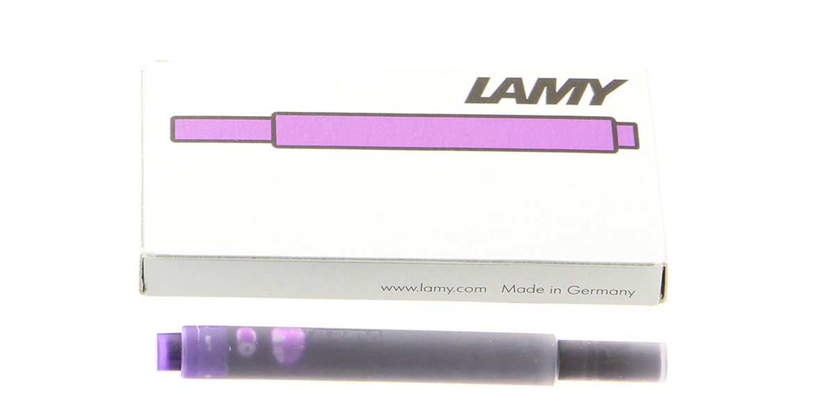 Lamy Fountain Cartridge Refills Violet 5 Pack LT10VIO New 5