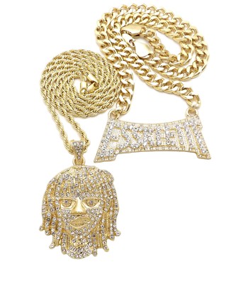 lil pump esskeetitチェーン NEW LIL PUMP ESSKEETIT AND CARTOON CHAIN SET | eBay