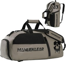 MANUEKLEAR 3-IN-1 FITNESS BAG olive green 