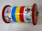 Vintage 1950s Fisher Price Musical Chome Roller Toy (No Stick) #722