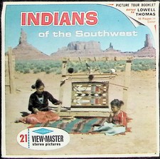 Indians Of The Southwest 3d View-Master 3 Reel Packet - 21 Full Color 3d Images