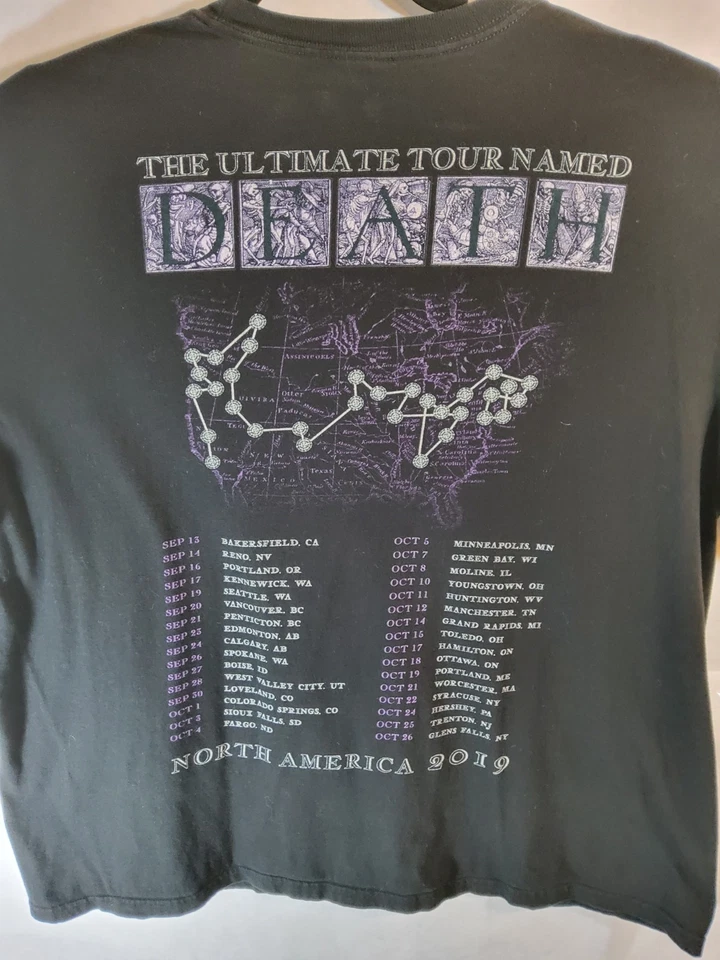 Ghost Opus Eponymous The Ultimate Tour Named Death 2019 Double Sided Graphic... - Image 2 of 4