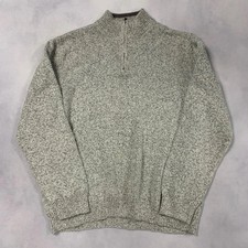 Chaps Knitted Jumper 1/4 Zip Knit Sweater Men's 2XL